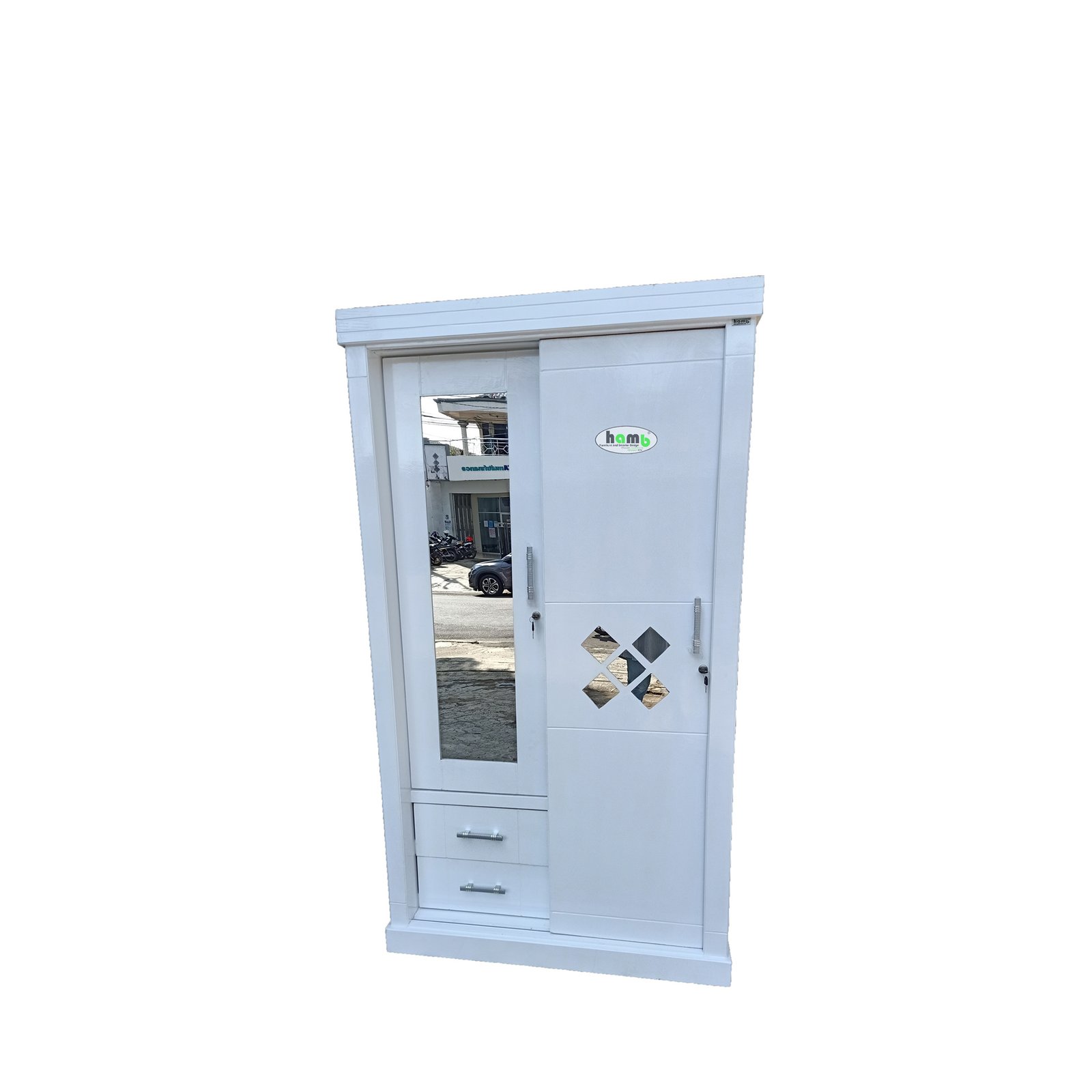 Lemari Sleding Pintu 2 Standar